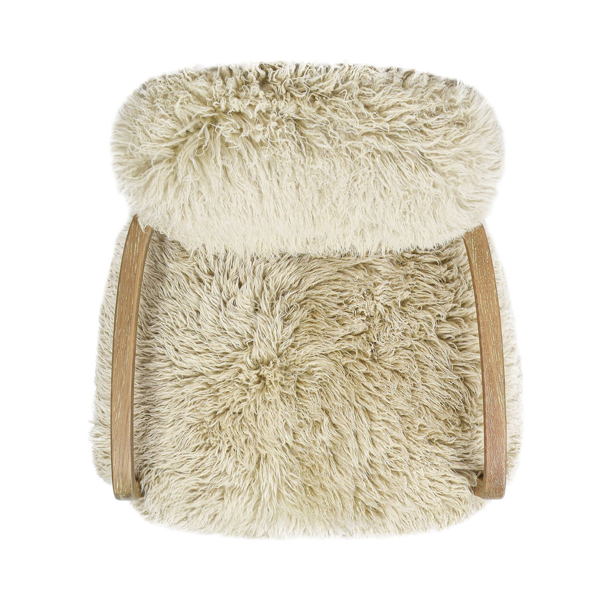 Enchante - New Zealand Sheepskin Accent Arm Chair - Taupe / Natural by Couch.com
