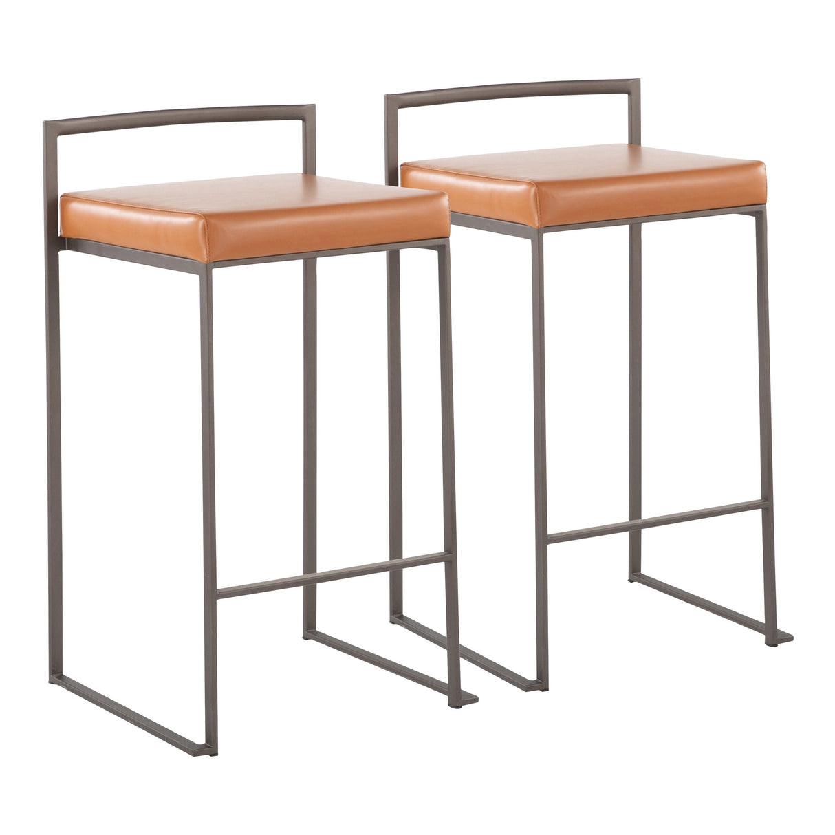 Fuji - Industrial Stackable Counter Stool Elegant Design by Couch.com