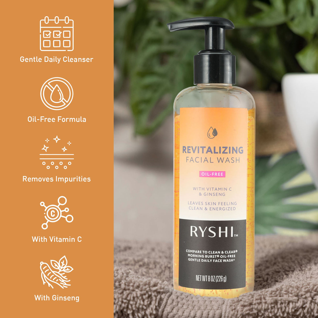 Radiance Refresh Skincare Trio: Cleansing Towelettes + Revitalizing Facial Wash + Regenerating Serum