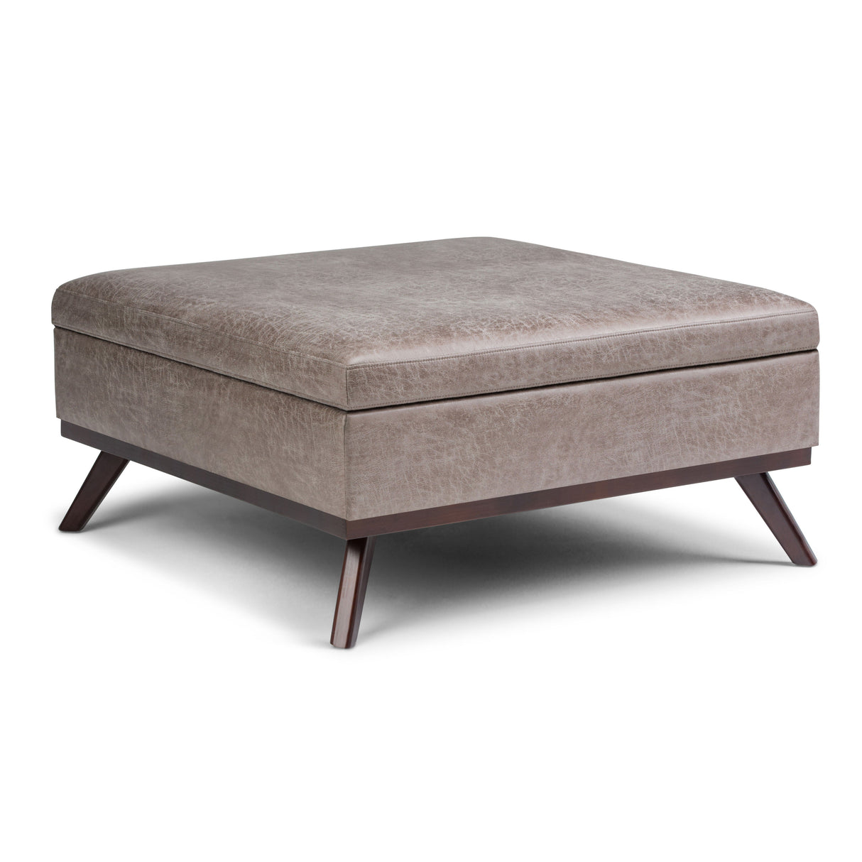 Owen - Multifunctional Square Coffee Table Storage Ottoman by Couch.com