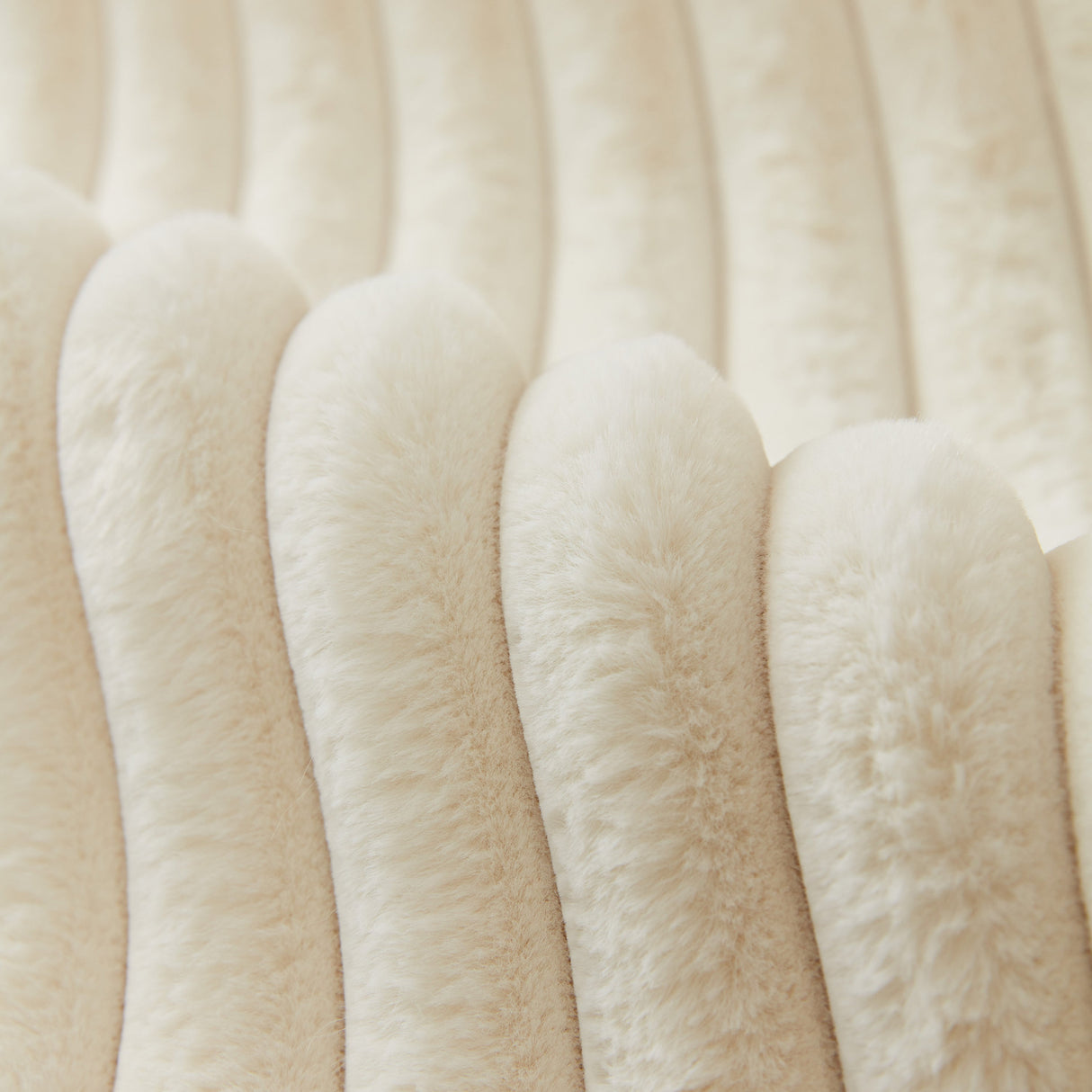 Winter Thickened Rabbit Plush Non-slip Sofa Cushion, Faux Fur Fluffy Furniture Protector