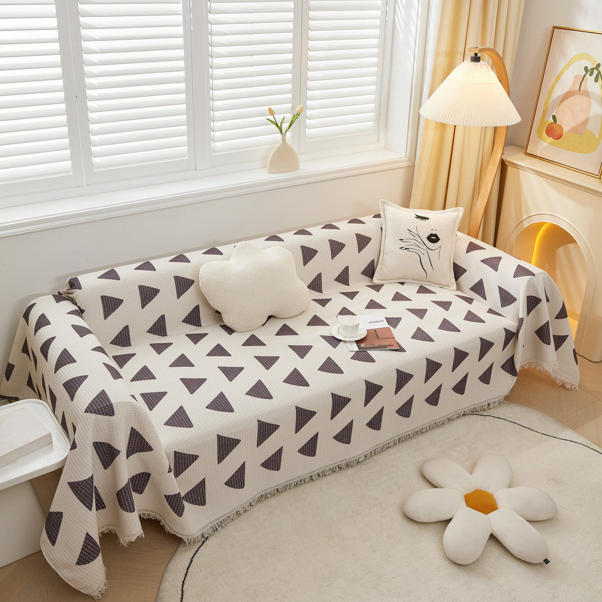 High-Quality Fabric Non-Slip Sofa Cover Throw, Throw Blankets for Couch, Furniture Covers for Pets