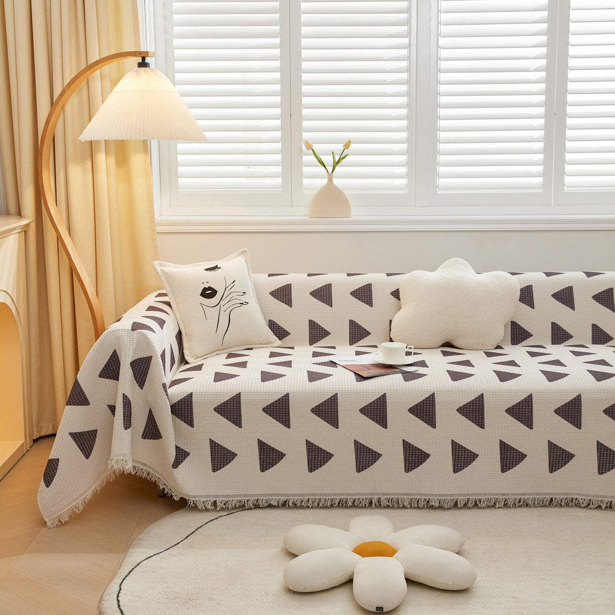 High-Quality Fabric Non-Slip Sofa Cover Throw, Throw Blankets for Couch, Furniture Covers for Pets