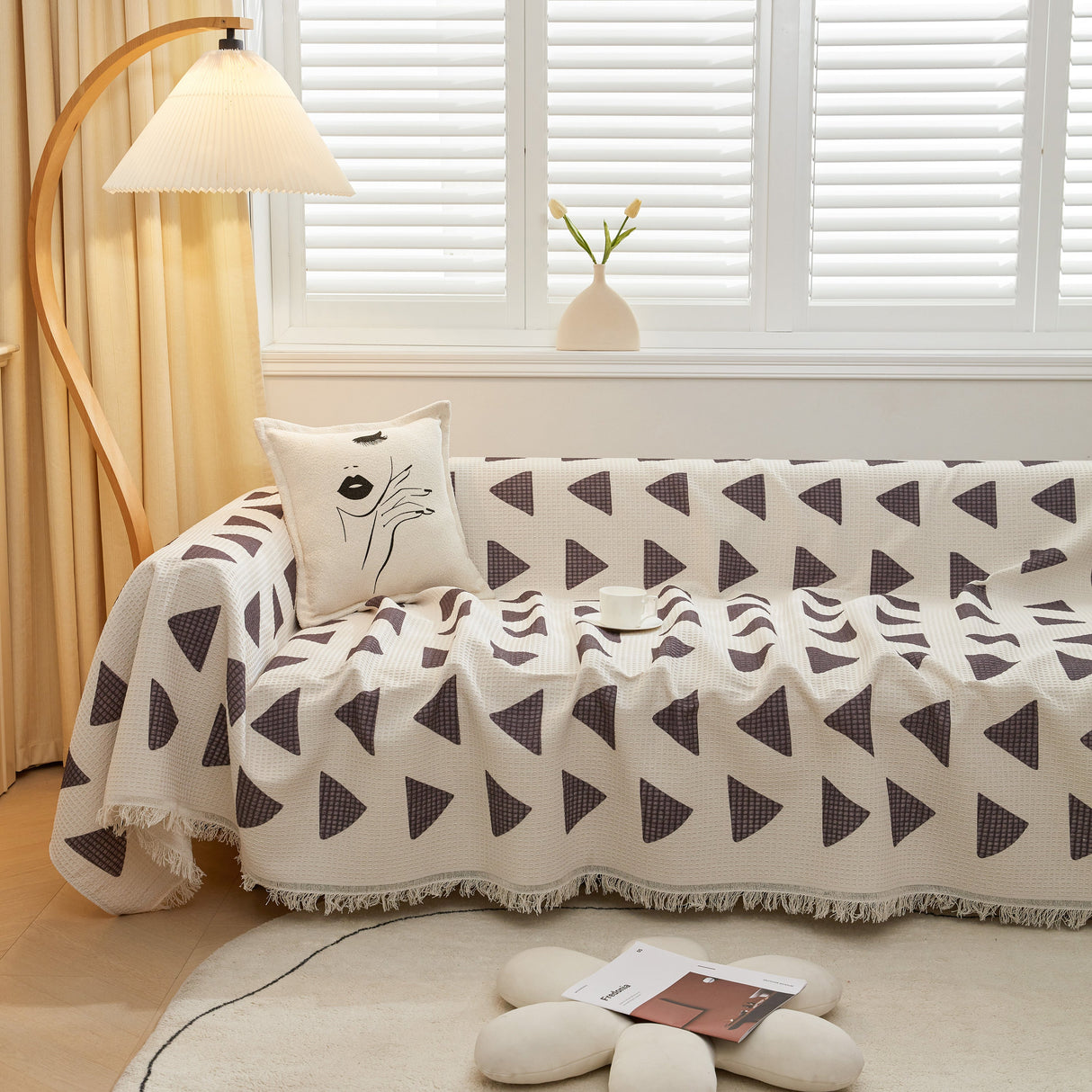 High-Quality Fabric Non-Slip Sofa Cover Throw, Throw Blankets for Couch, Furniture Covers for Pets