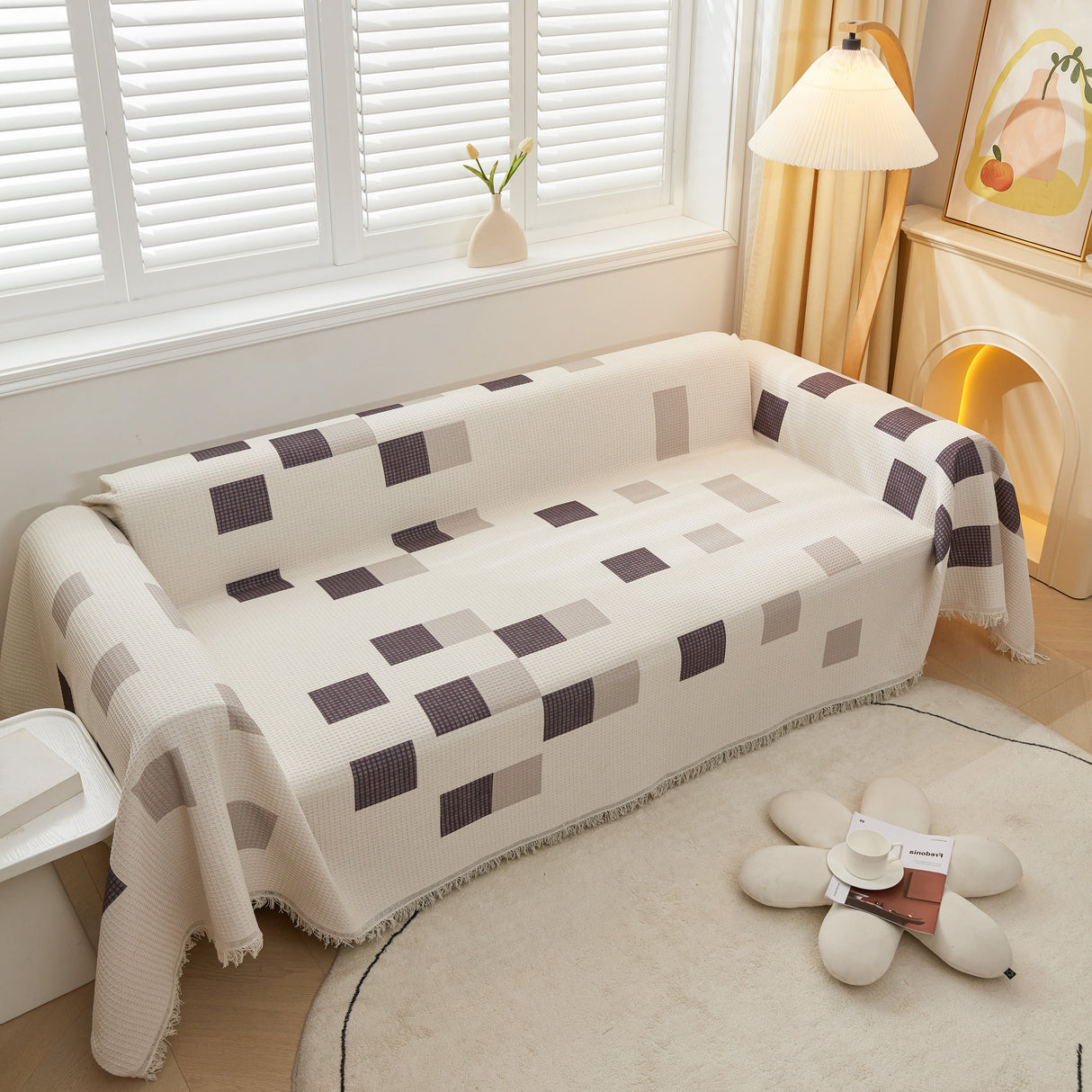 High-Quality Fabric Non-Slip Sofa Cover Throw, Throw Blankets for Couch, Furniture Covers for Pets