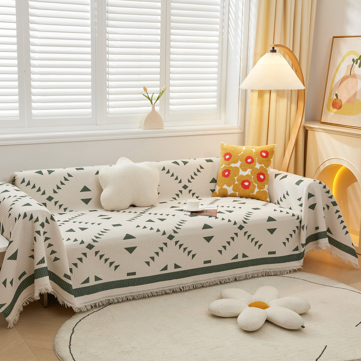 High-Quality Fabric Non-Slip Sofa Cover Throw, Throw Blankets for Couch, Furniture Covers for Pets