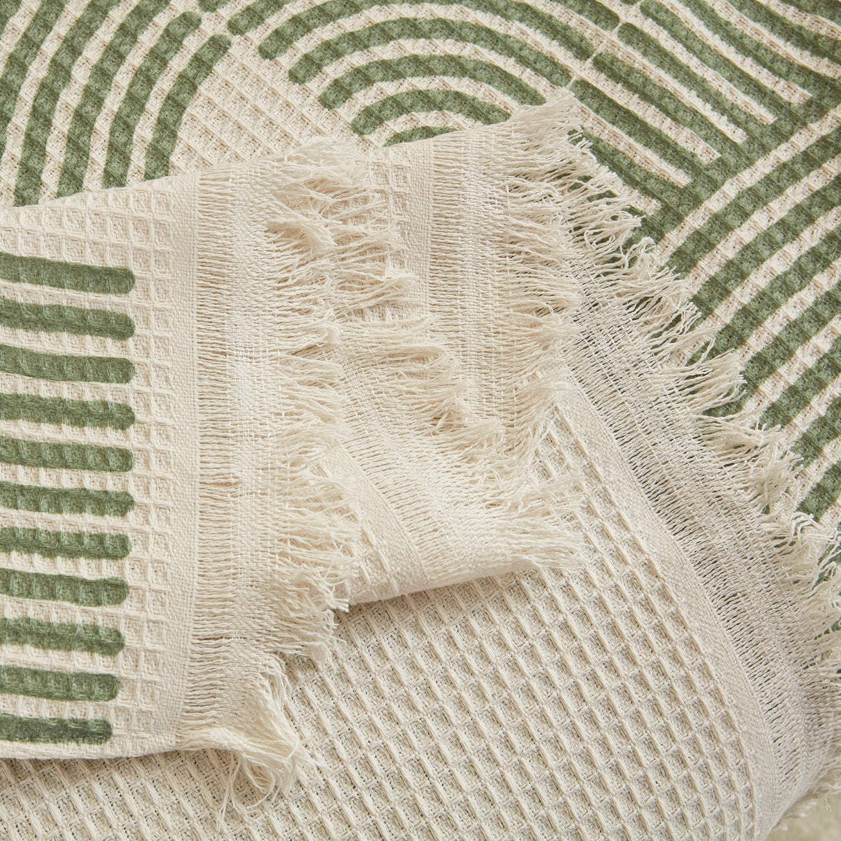 Cotton Jacquard Lucky Gather Sofa Cover Blanket, L Shaped Couch Cover, Sofa Throw Cover