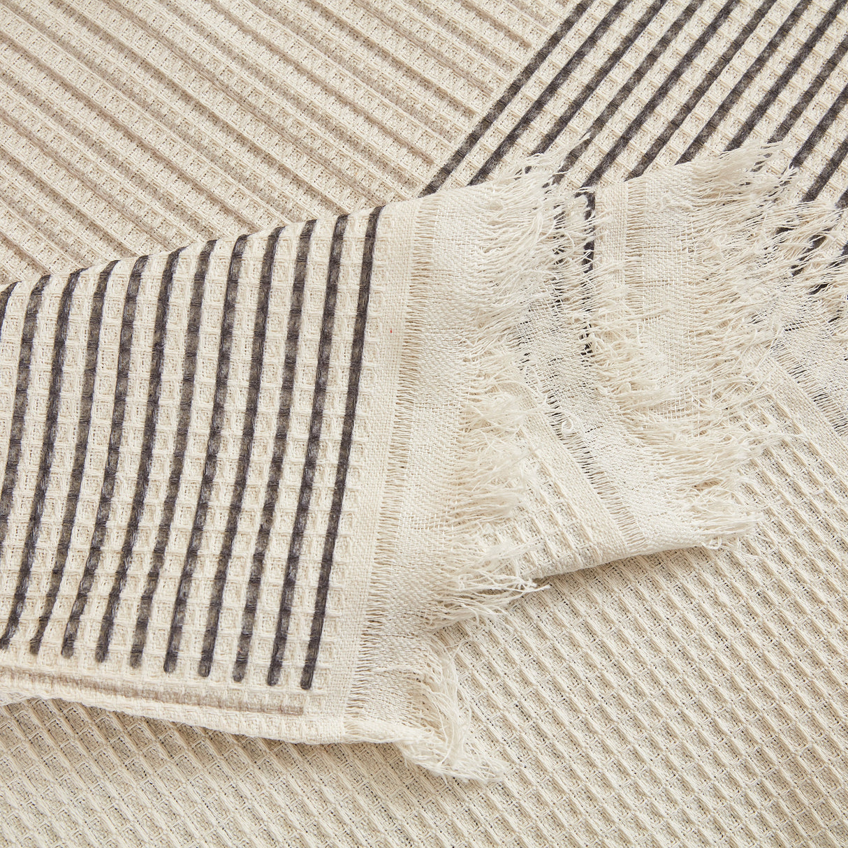 Cotton Jacquard Striped Sofa Cover Throw, Couch Covers for Dogs, Sectional Sofa Protector