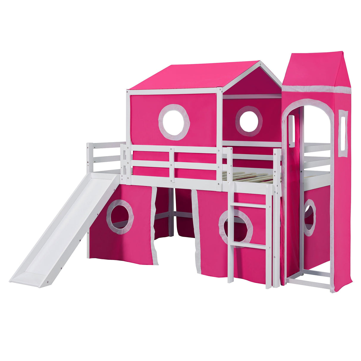 Loft Bed & Slide Tent And Tower by Couch.com