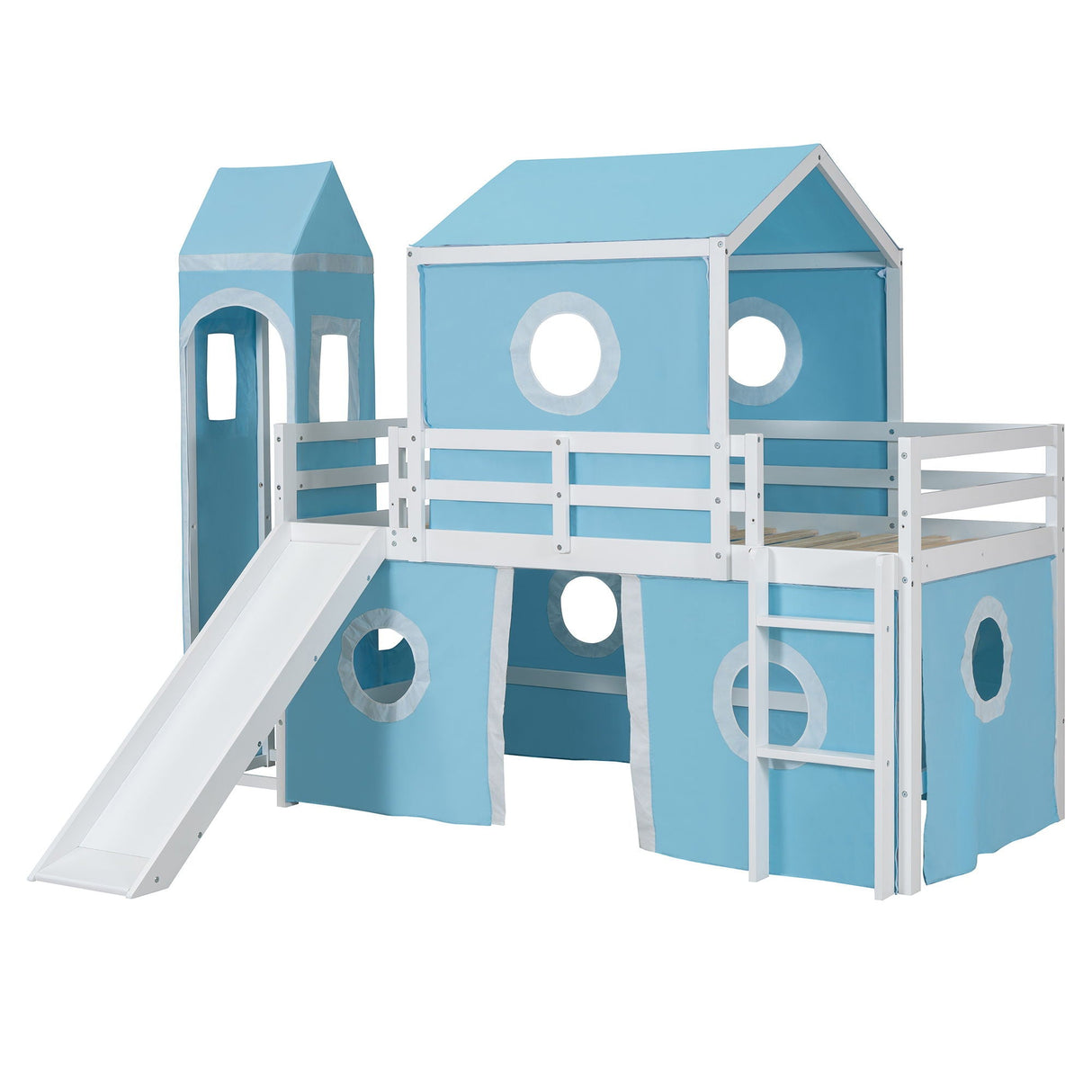 Loft Bed & Slide Tent And Tower by Couch.com