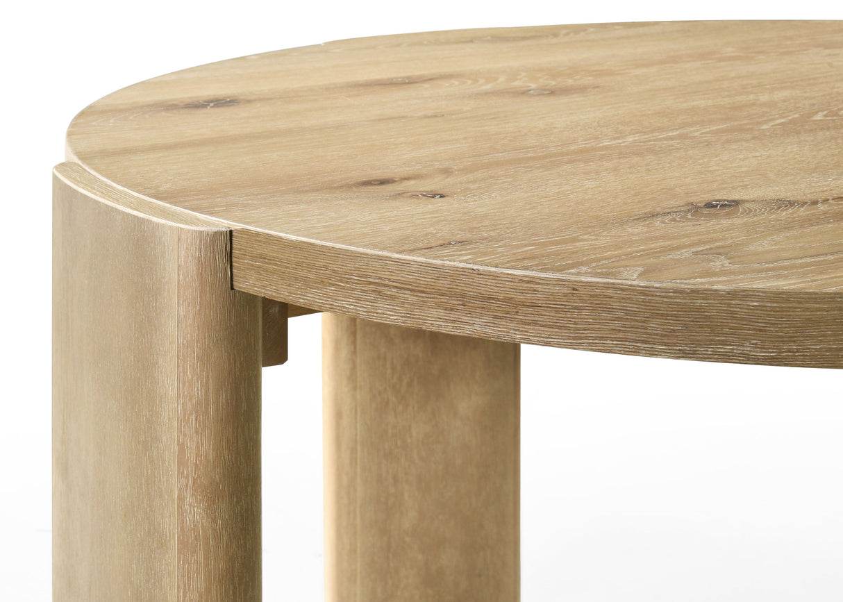 Bowen - Round Dining Table - Oak Finish by Couch.com