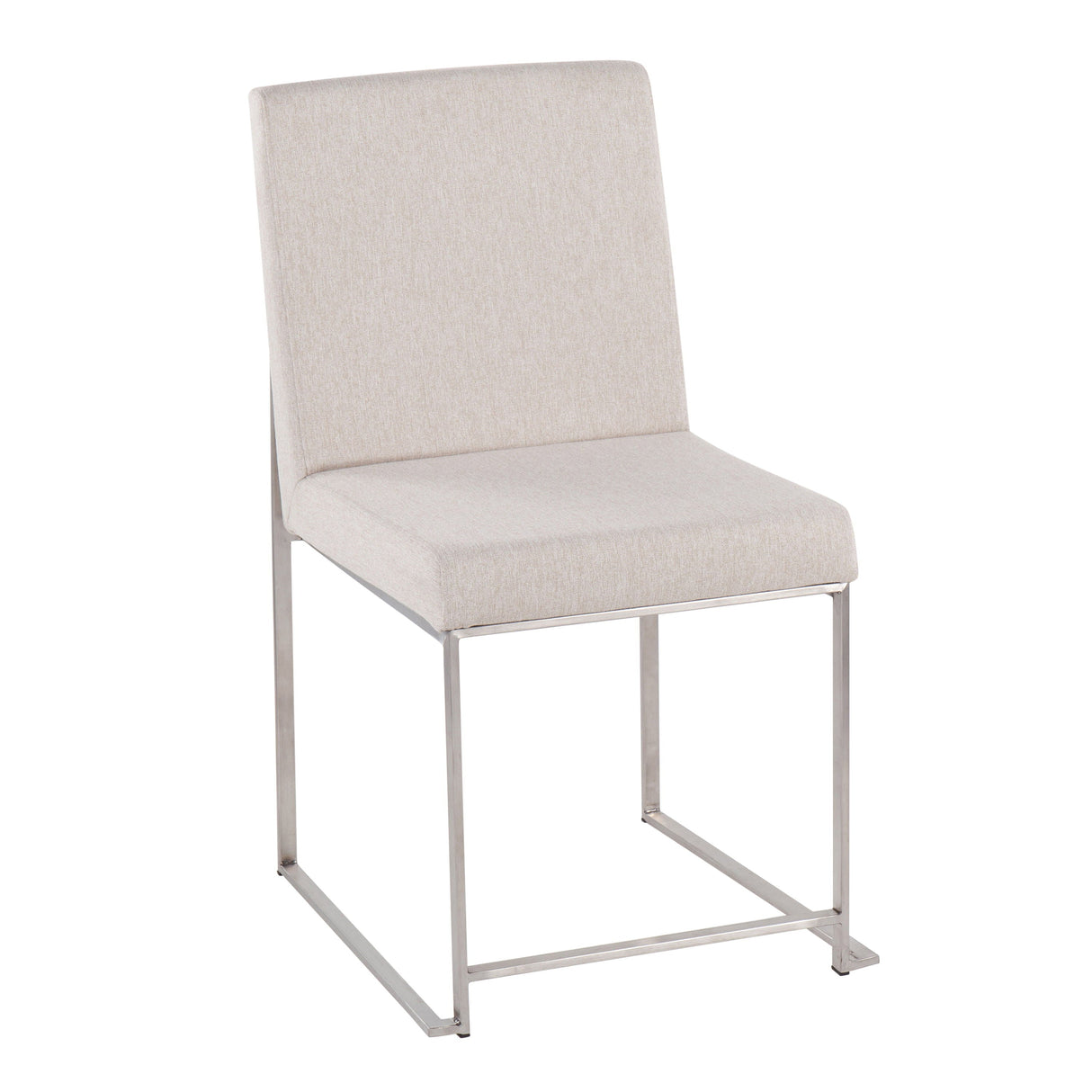 Fuji - Contemporary High Back Dining Chair, Modern Elegance (Set of 2) by Couch.com