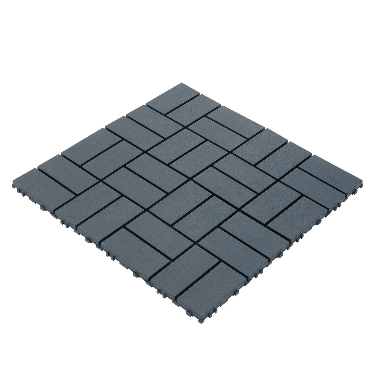 Plastic Interlocking Deck Tiles Patio Deck Tiles Waterproof Outdoor Use by Couch.com