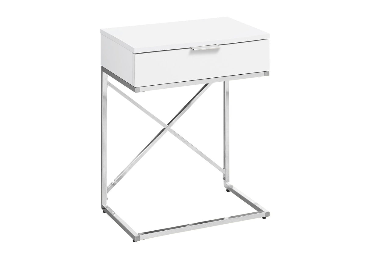 Accent Side Table, Storage Drawer, Spacious Tabletop, Contemporary & Modern by Couch.com