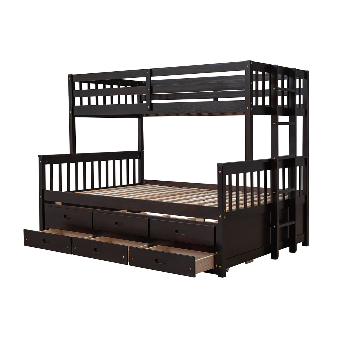 Bunk Bed With Twin Size Trundle And Drawers by Couch.com