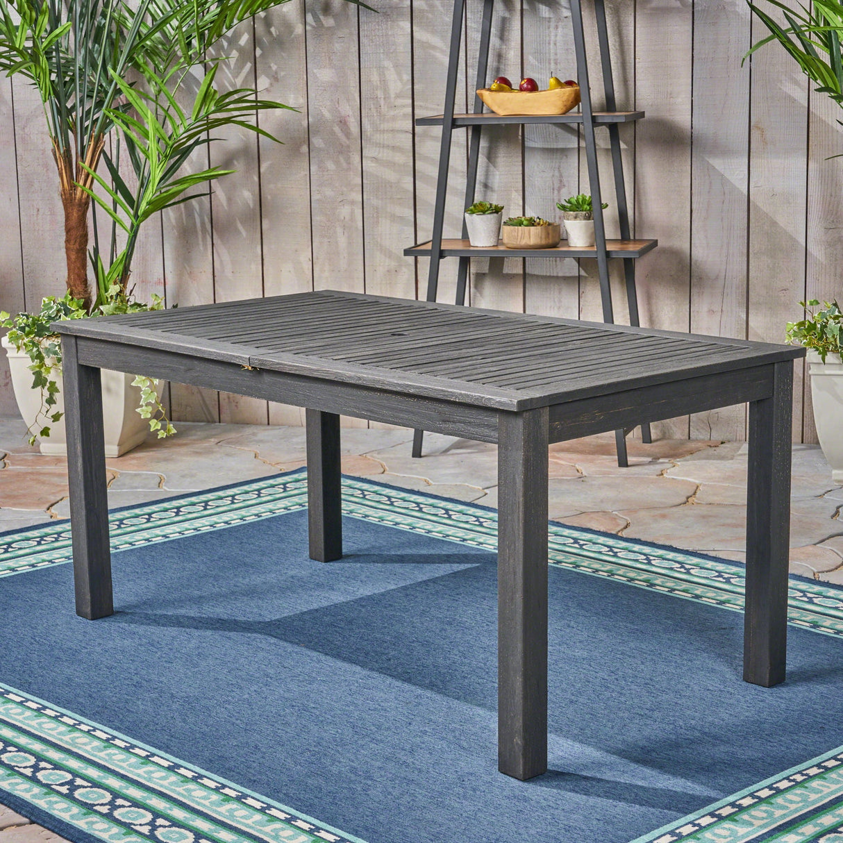 Outdoor Expandable Dining Table With Square Legs by Couch.com