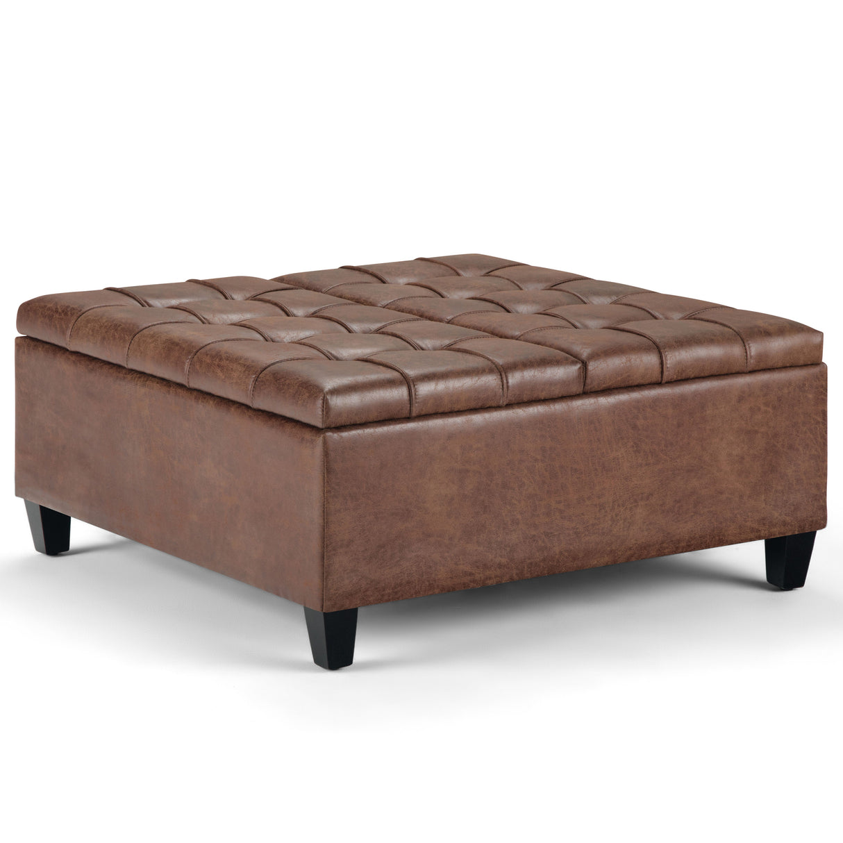 Harrison - Upholstered Coffee Table Storage Ottoman by Couch.com