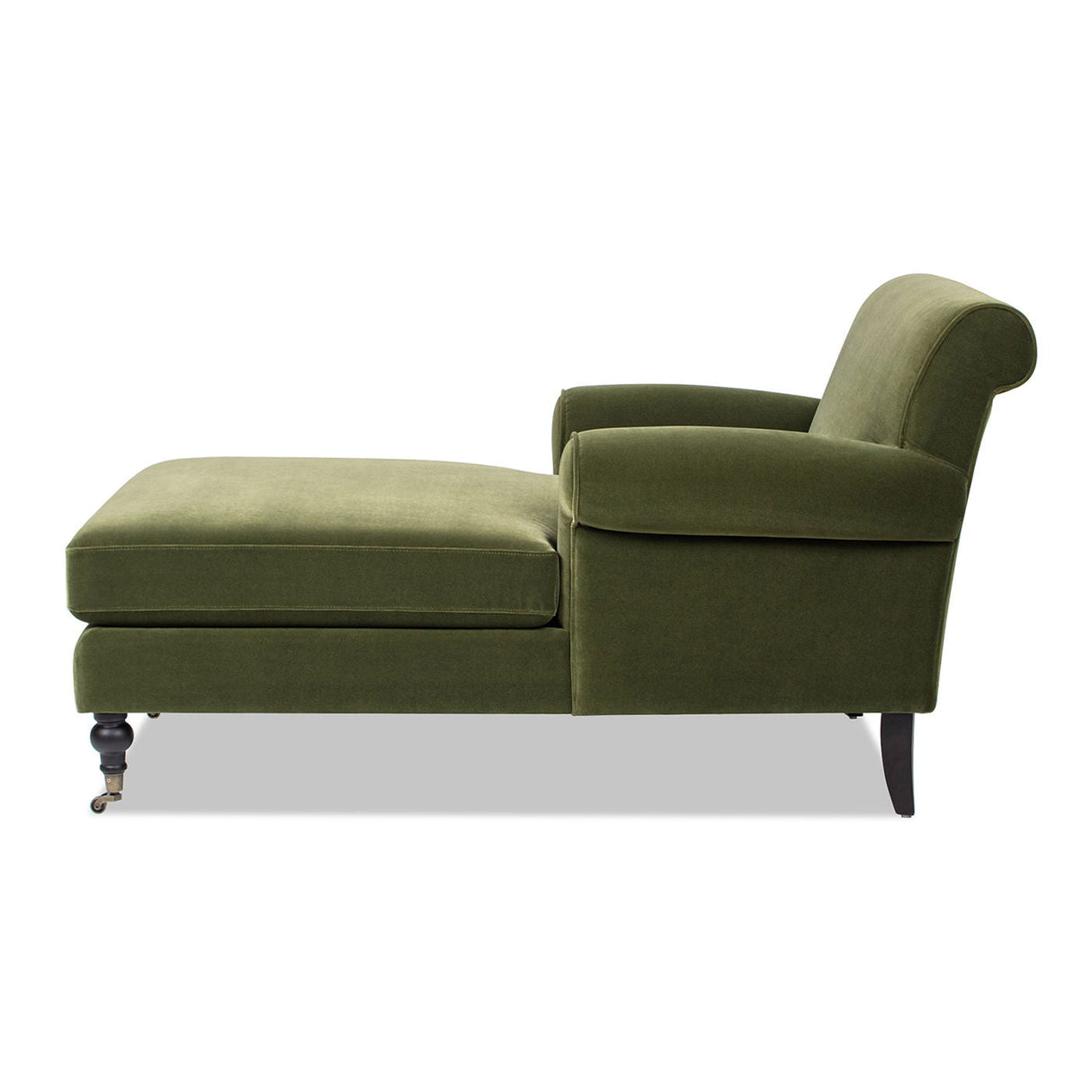 Alana Lawson - Chaise Lounge Chair - Olive Green by Couch.com