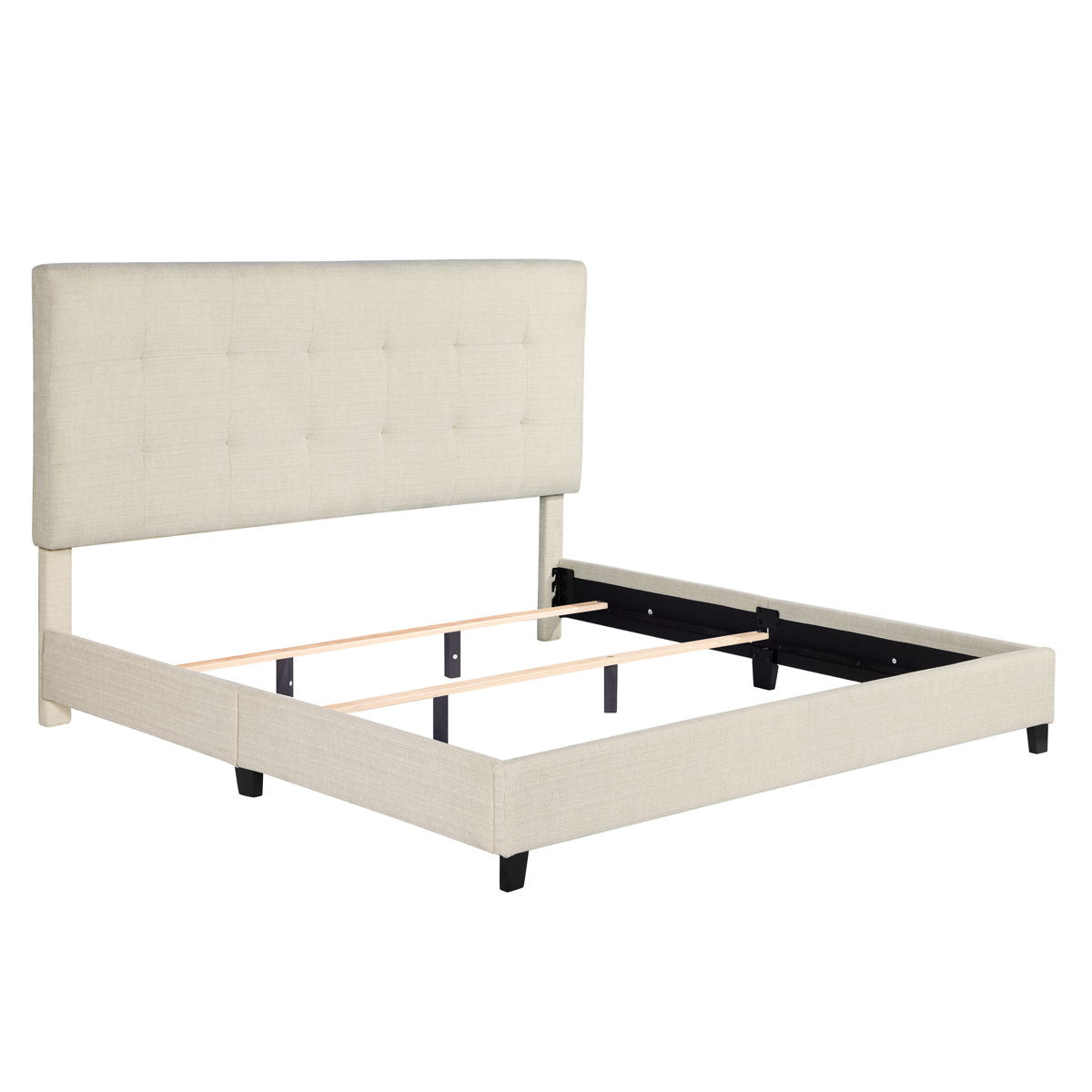 Tufted Upholstered Platform Bed by Couch.com