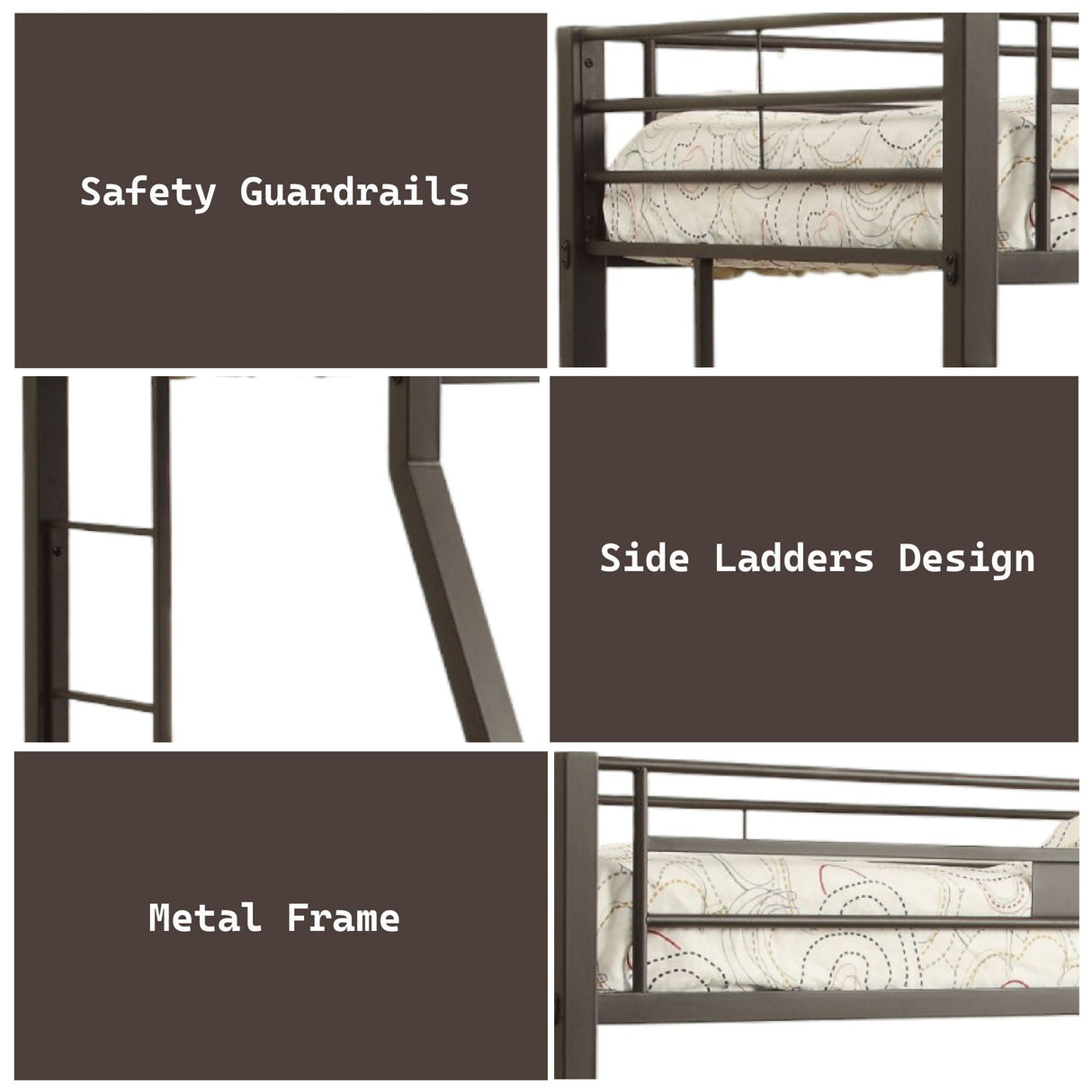 Limbra Spacious Design Double Bunk Bed