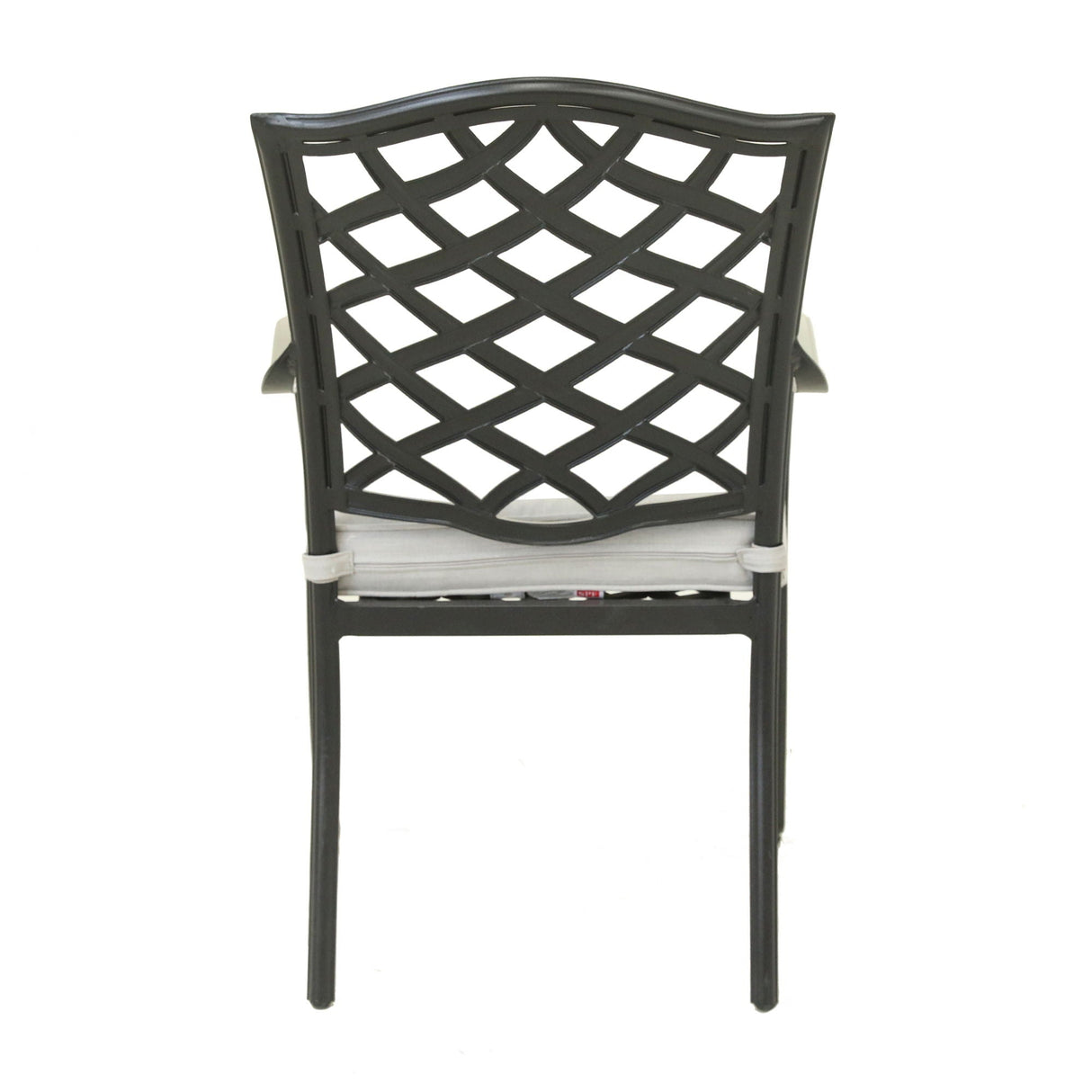Outdoor 5 Piece Round Dining Set With 4 Arm Chairs - Cast Silver by Couch.com