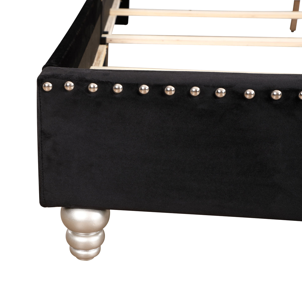 Elegant Transitional Upholstered Bed by Couch.com