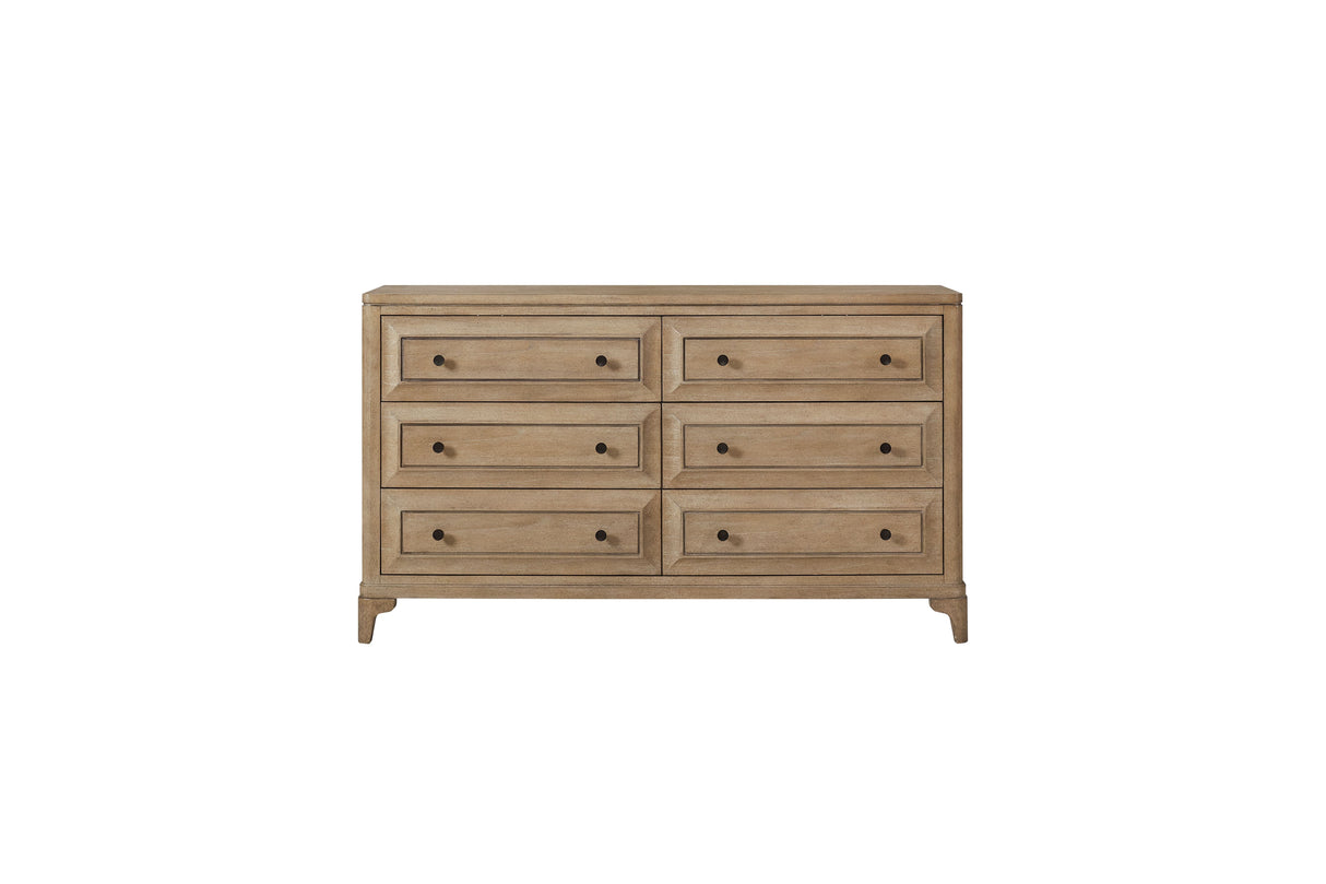 Modern 6 Drawer Dresser - Sand by Couch.com