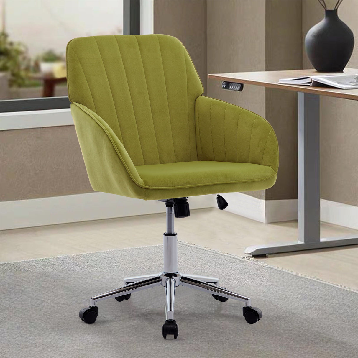 Adjustable Ergonomic Office Chair, Swivel Backrest Seat by Couch.com