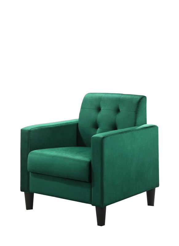 Hale - Velvet Accent Armchair With Tufting by Couch.com