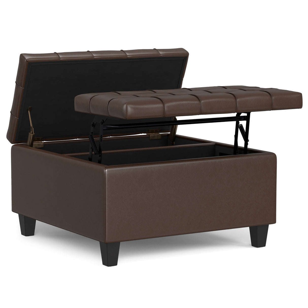 Harrison - Large Coffee Table Storage Ottoman by Couch.com