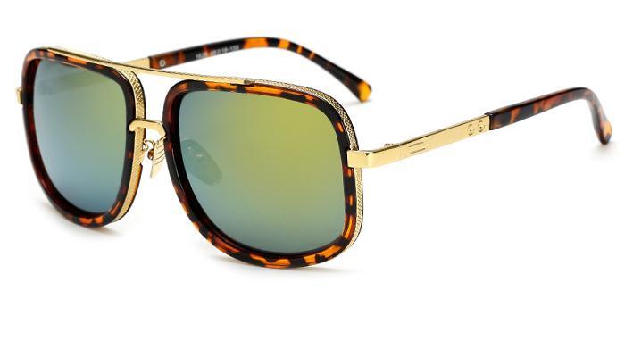 Luxury Modern Oversized Men and Woman Unisex Luxury Polarized Sunglasses Square Retro Oculos de sol Sunglasses With UV400 Prozection and Gradient Mirror Eyewear Glasses