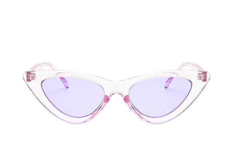 Luxury Modern Cat Eye Fashion Retro Classic Lady and Woman Sunglasses With Triange Frame With UV 400 Protection