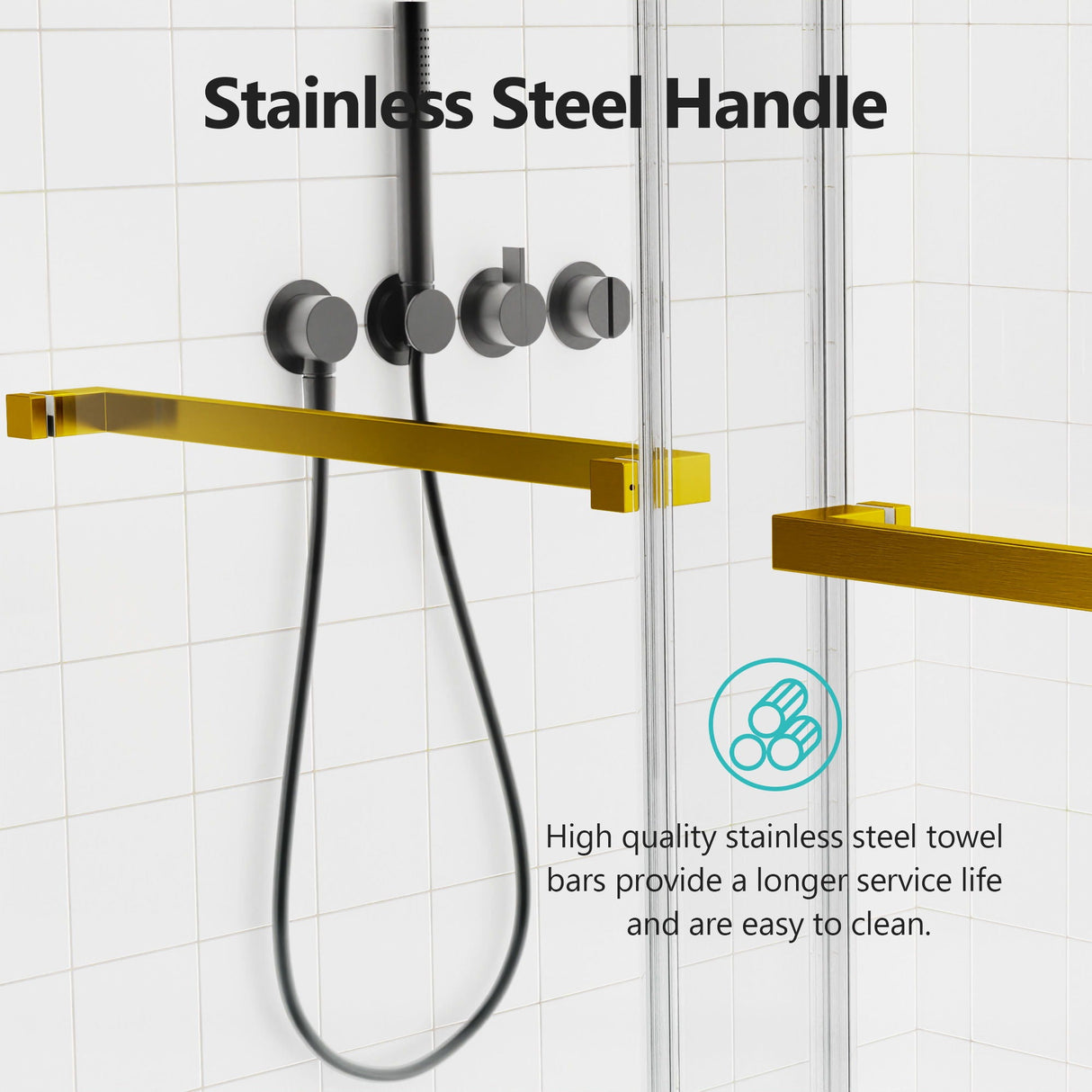 Frameless Double Sliding Soft-Close Shower Door, 3 / 8" (10Mm) Thick SGCC Tempered Glass Door, Matte by Couch.com