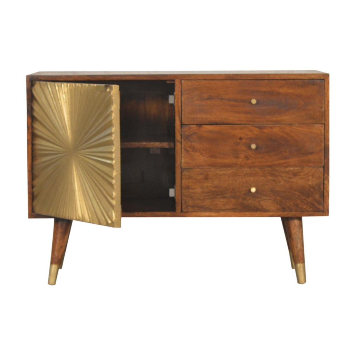 Manila - Sideboard, 3 Drawer - Chestnut by Couch.com