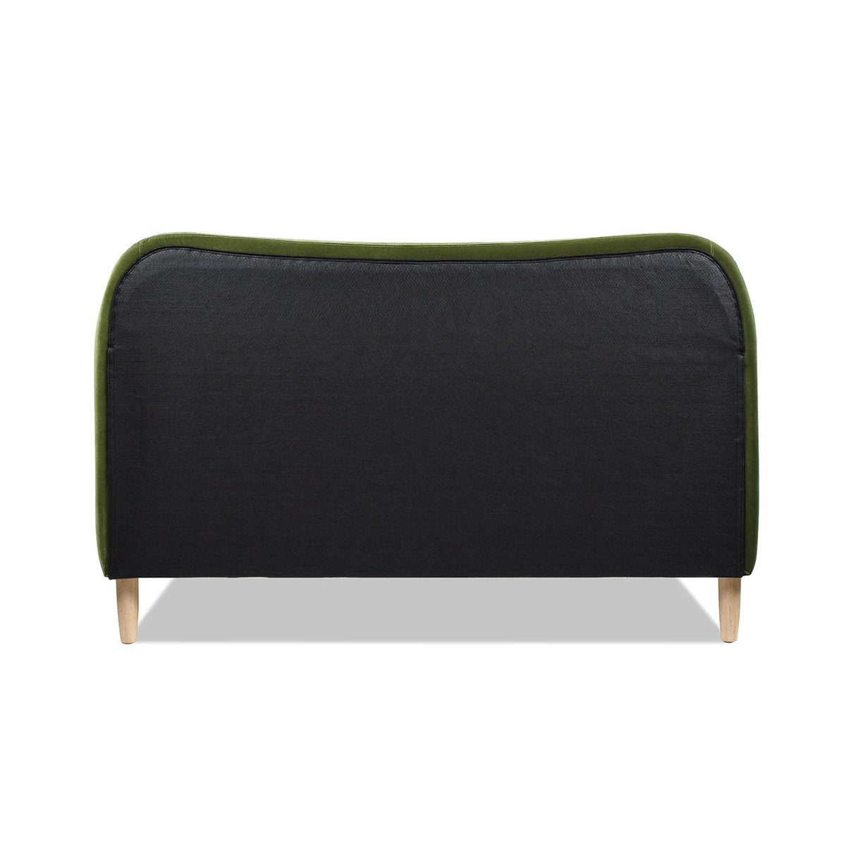 Roman - Curved Headboard Upholstered Platform Bed by Couch.com