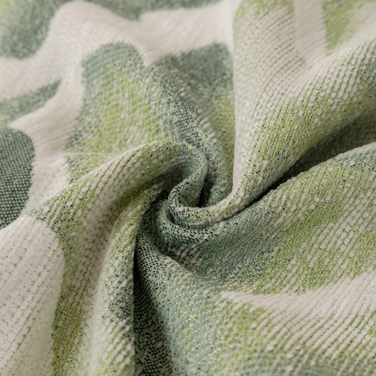 Botanical Sofa Cover with Chiffon Skirt, Floral Couch Throw Blanket for All-Season