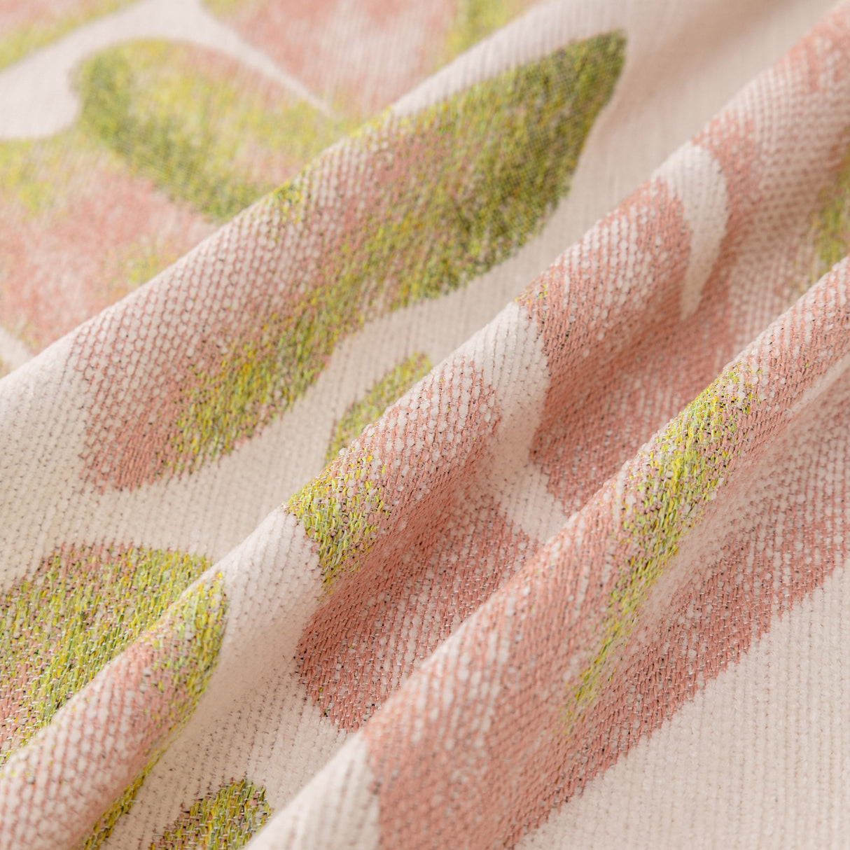 Botanical Sofa Cover with Chiffon Skirt, Floral Couch Throw Blanket for All-Season