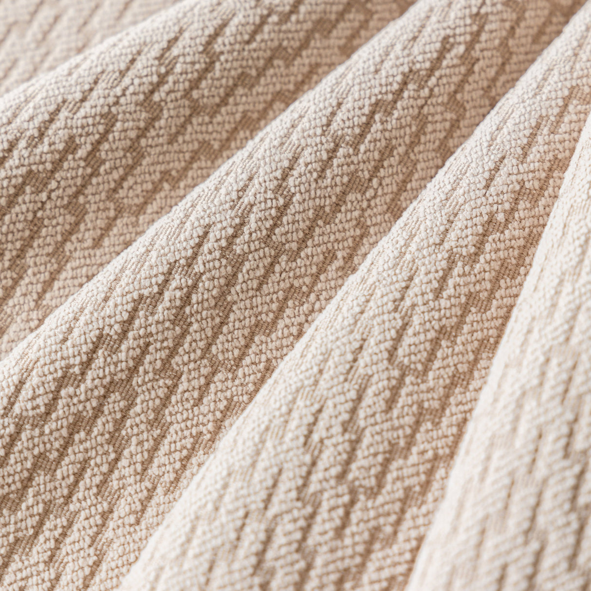 Herringbone Textured Sofa Throw Blanket, Durable Pet Friendly Modern Couch Slipcover