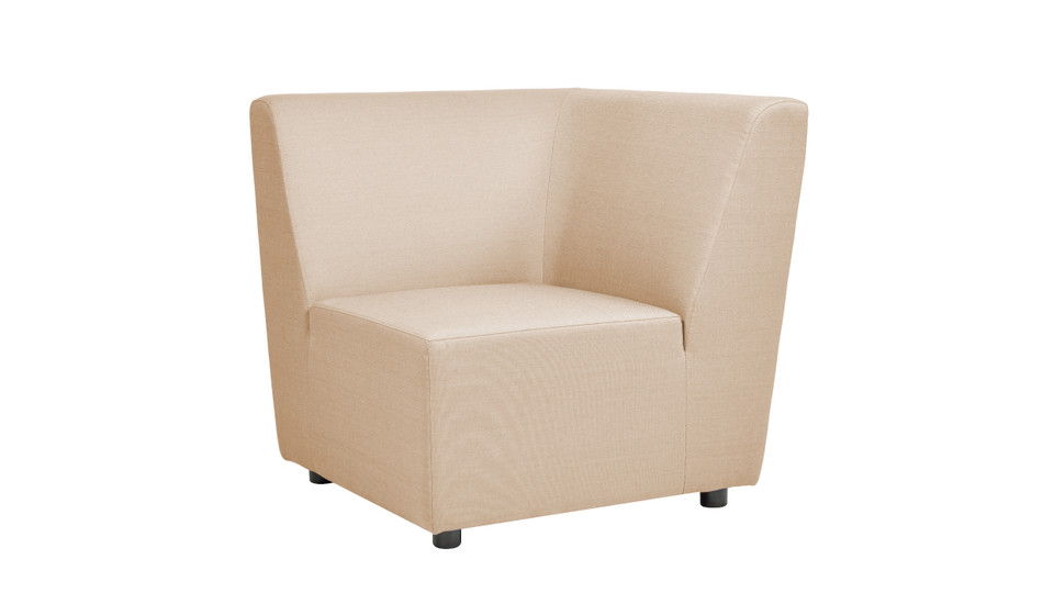 Cleo - Modular Upholstered Deep Seating Patio Corner Chair Axroma Olefin by Couch.com