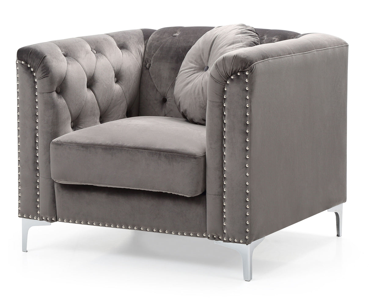 Contemporary Sloped Arm Chair by Couch.com