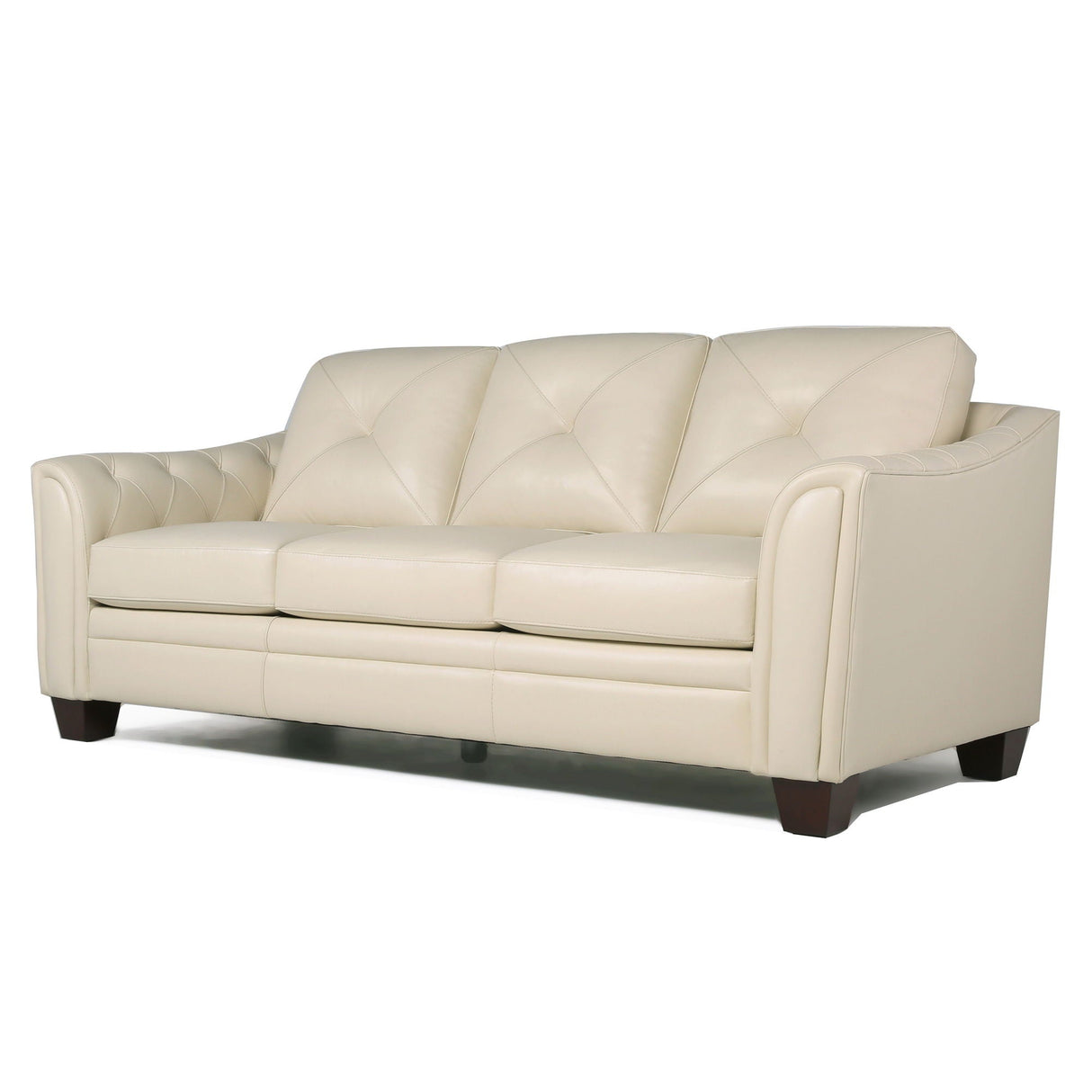Modern Tufted Leather Sofa by Couch.com