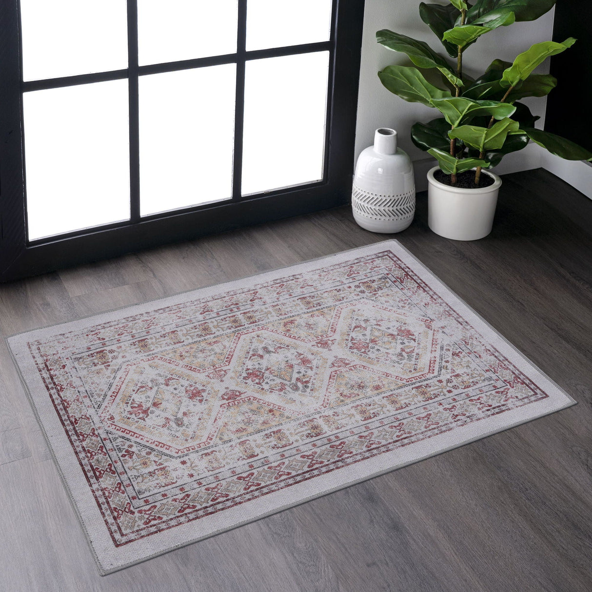 Maval - Trendy Area Rug, Washable by Couch.com