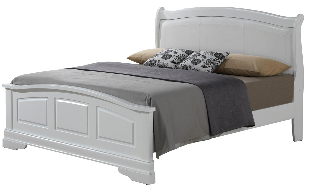 Panel Sleigh Bed Elegantly Crafted by Couch.com