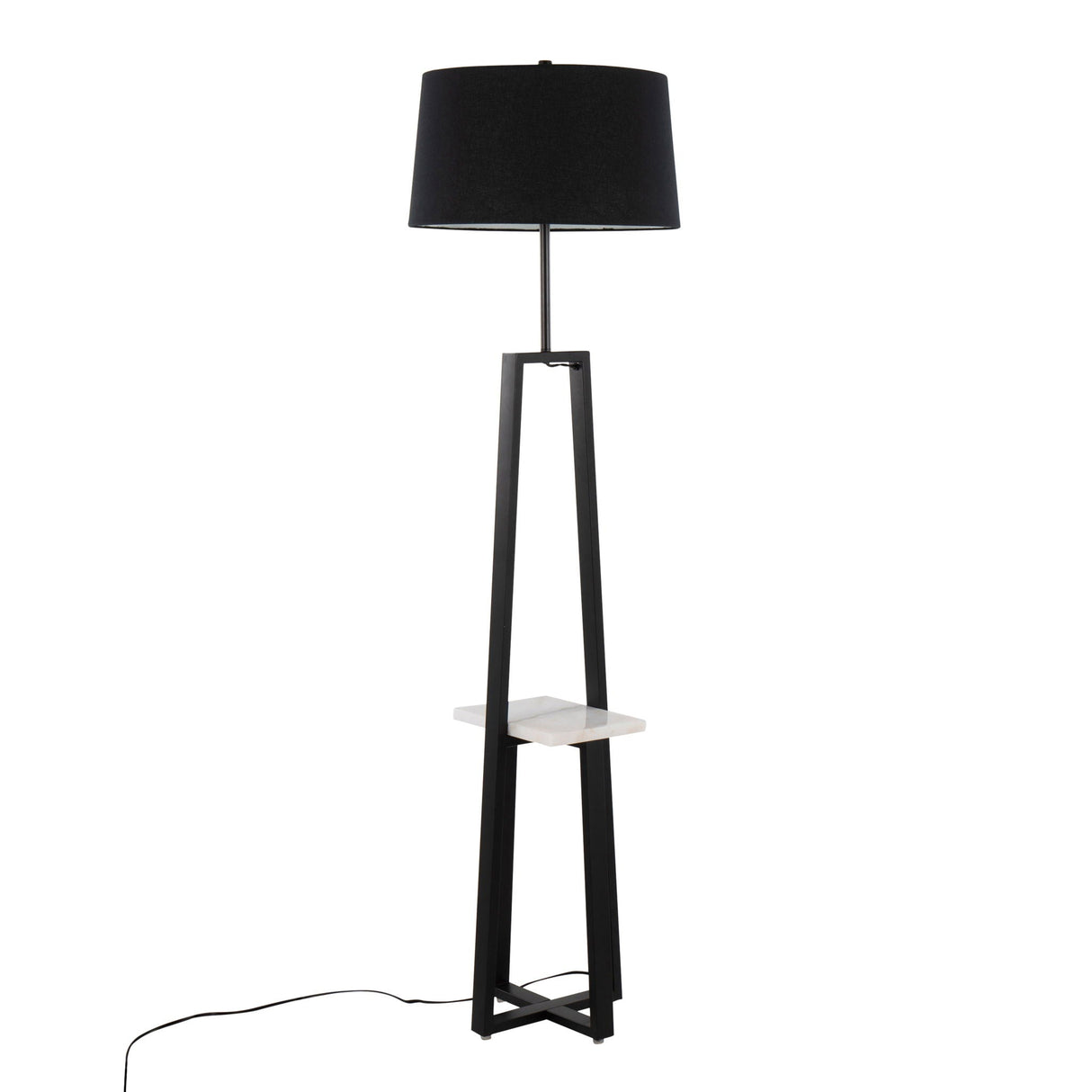Cosmo - Shelf Contemporary / Glam Floor Lamp by Couch.com