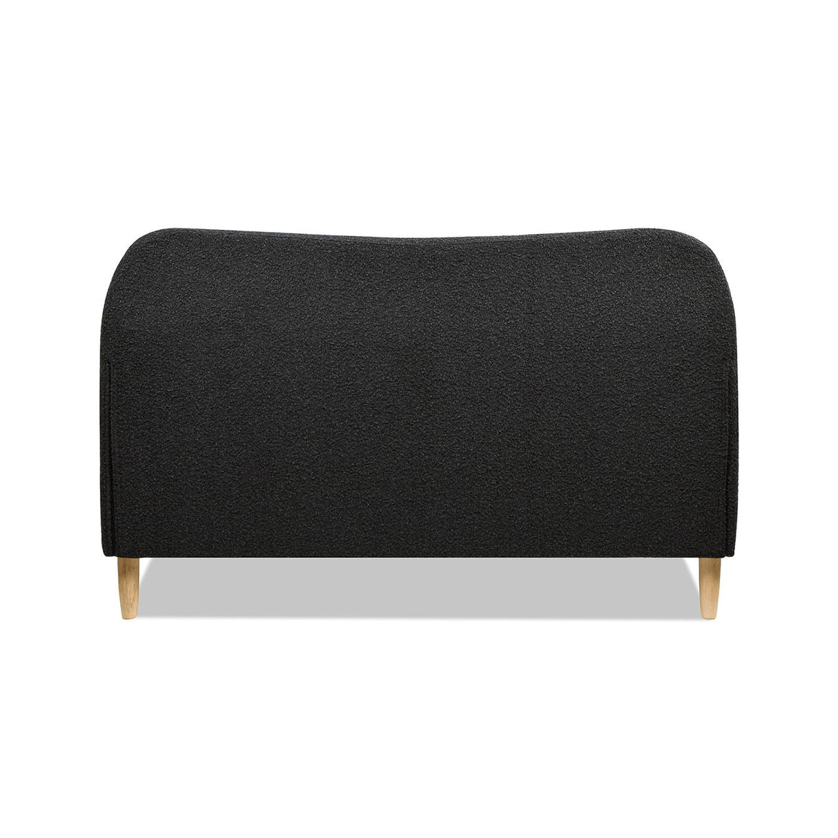 Roman - Curved Headboard Upholstered Platform Bed by Couch.com