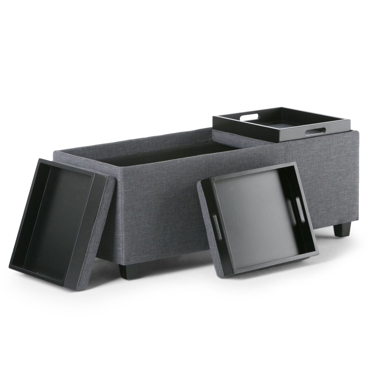 Avalon - Upholstered Storage Ottoman by Couch.com