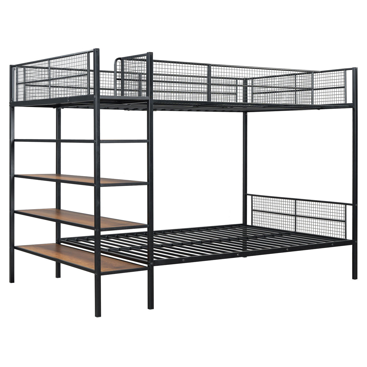 Bunk Bed With 5 Tier Shelves by Couch.com