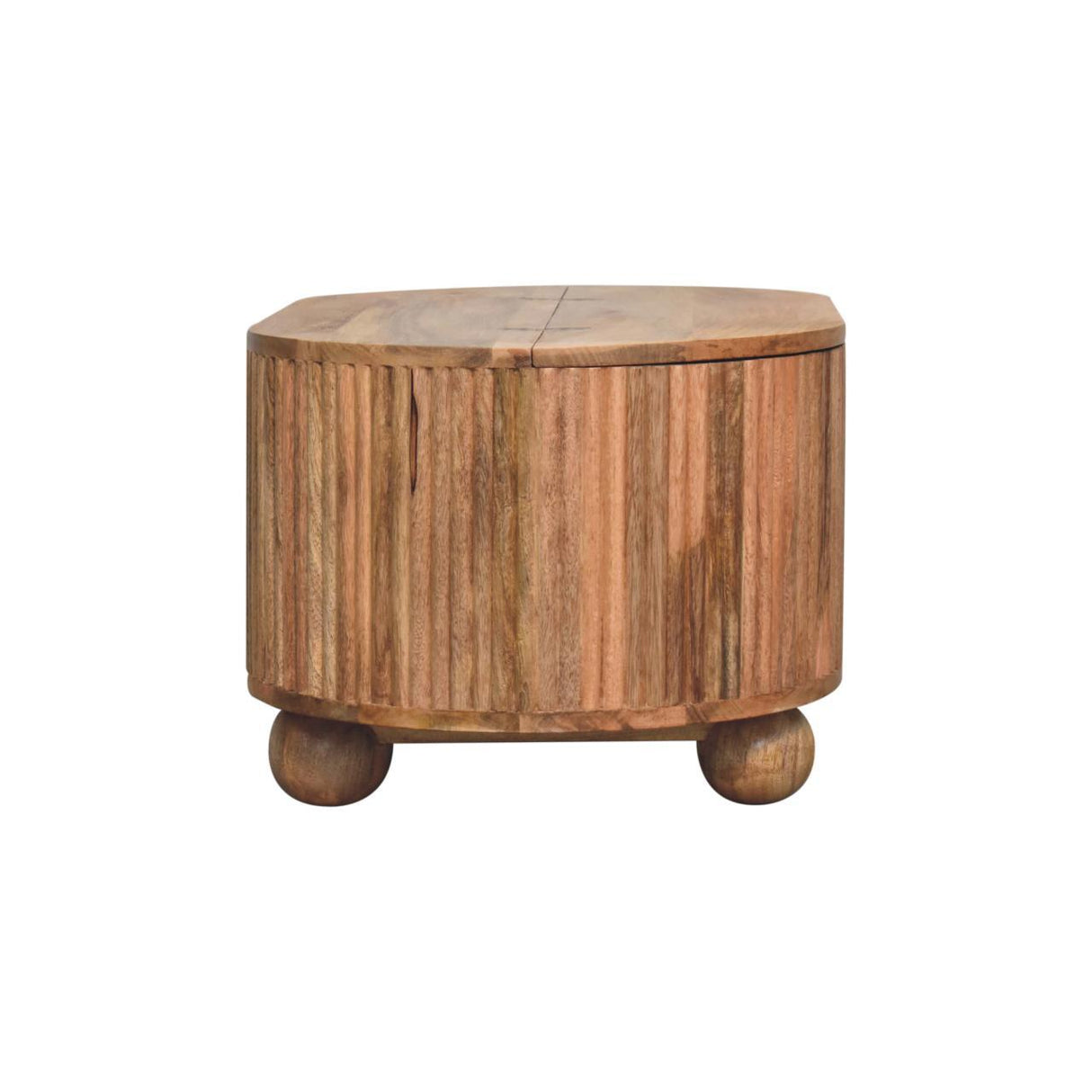 Soba - Ball Lid Up Coffee Table - Oak by Couch.com