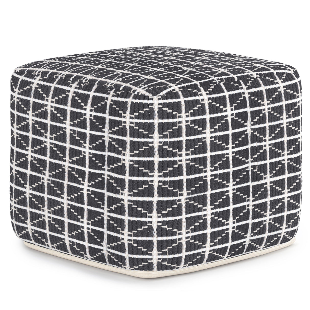 Noreen - Upholstered Square Pouf by Couch.com