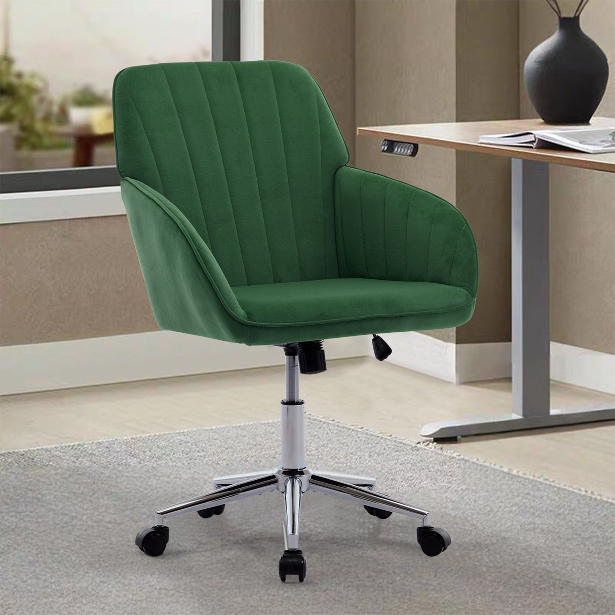 Adjustable Ergonomic Office Chair, Swivel Backrest Seat by Couch.com